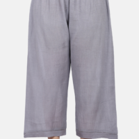 Palazzo With Fagotting On Hem (Free Size)