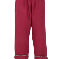 Hand Thread Embroidered Palazzo (Free Size)
