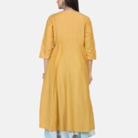 IMG_0071 Kurta With Hand Embroidered Yoke