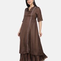 IMG_0128 Mushru Silk Hand Embroidered Kurta