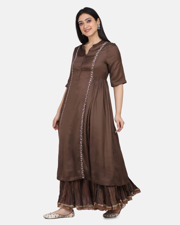 IMG_0128 Mushru Silk Hand Embroidered Kurta