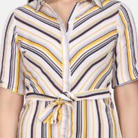 IMG_0162 Shirt Dress With Hand Embroidered French Knots