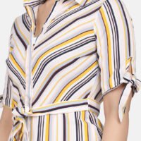 IMG_0163 Shirt Dress With Hand Embroidered French Knots