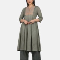 IMG_9936 Kurta With Embroidered Yoke