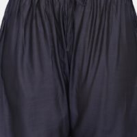 Palazzo With Mesh Detailing And Delicate Hand Embroidery (Free Size)