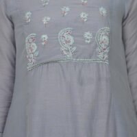 Cotton Viscose Hand Embroidered Kurta