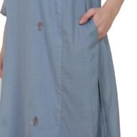 Cotton Viscose All Over Hand Embridered Kurta