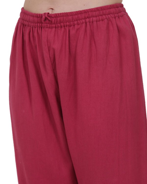 Hand Thread Embroidered Palazzo (Free Size)