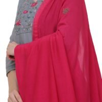Cotton Silk All Over Hand Embroidered Dupatta (Free Size)