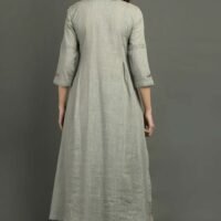 Cotton Slub Hand Embroidered Kurta