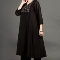 Delicate Zardozi Hand Embroidered A Line Kurta