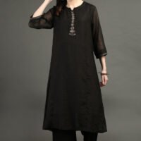 IMG_1028 Delicate Zardozi Hand Embroidered Lined A Line Kurta