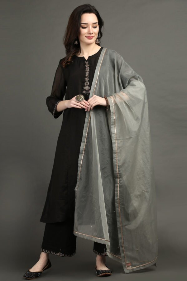 IMG_1030 Delicate Zardozi Hand Embroidered Lined A Line Kurta