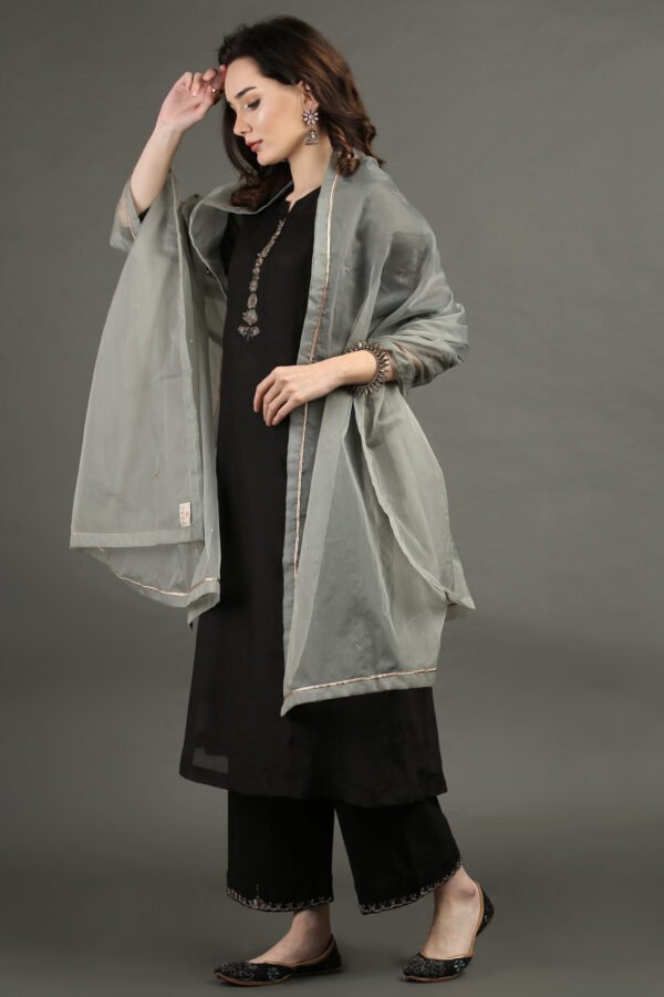 IMG_1039 Delicate Zardozi Hand Embroidered Lined A Line Kurta