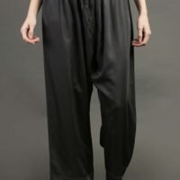 Rust Hand Embroidered Kurta With Pintuck Detail With Hand Embroidered Adhjustable Pants And Dupatta(Set Of 3)