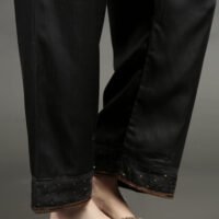 Hand Embroidered Adjustable Waist Pants