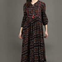 IMG_1155 Bandhni Printed Rayon Dress