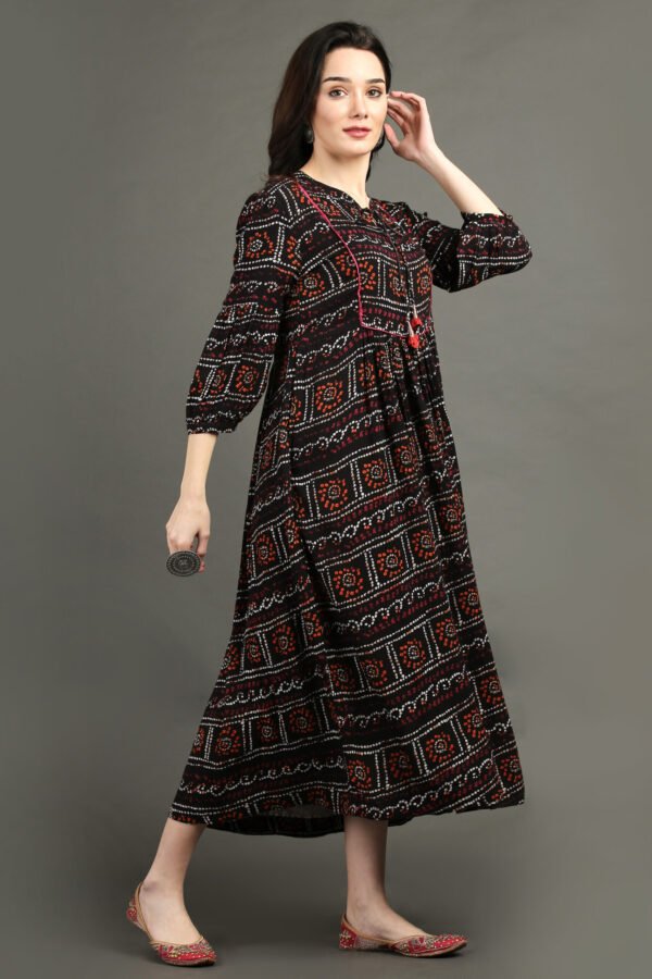 IMG_1160 Bandhni Printed Rayon Dress