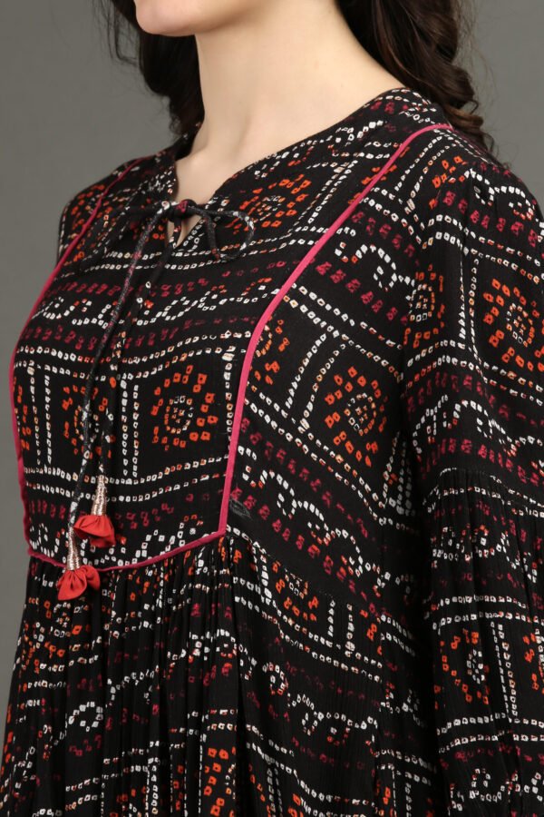 IMG_1164 Bandhni Printed Rayon Dress