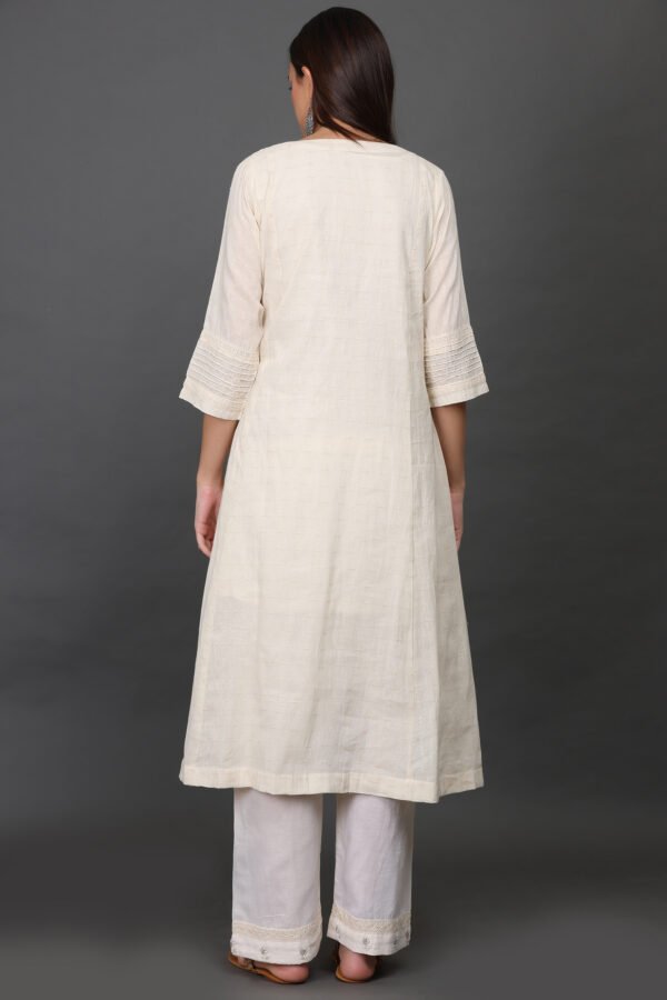 COTTON JACQUARDHAND EMBROIDERED BOHEMIAN KURTA