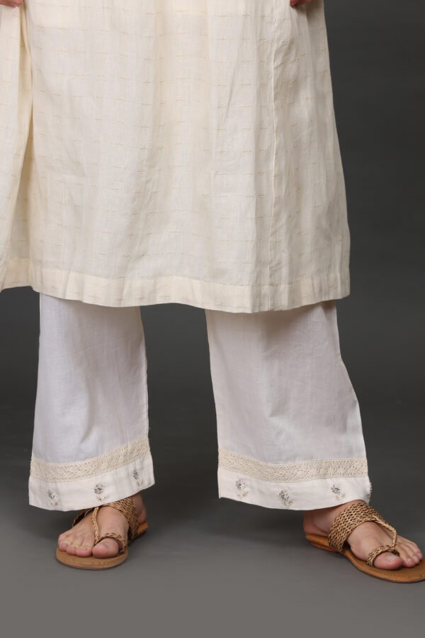 HAND EMBROIDERED COTTON PANTS