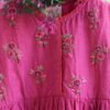 HAND EMBROIDERED COTTON SILK BLOUSE