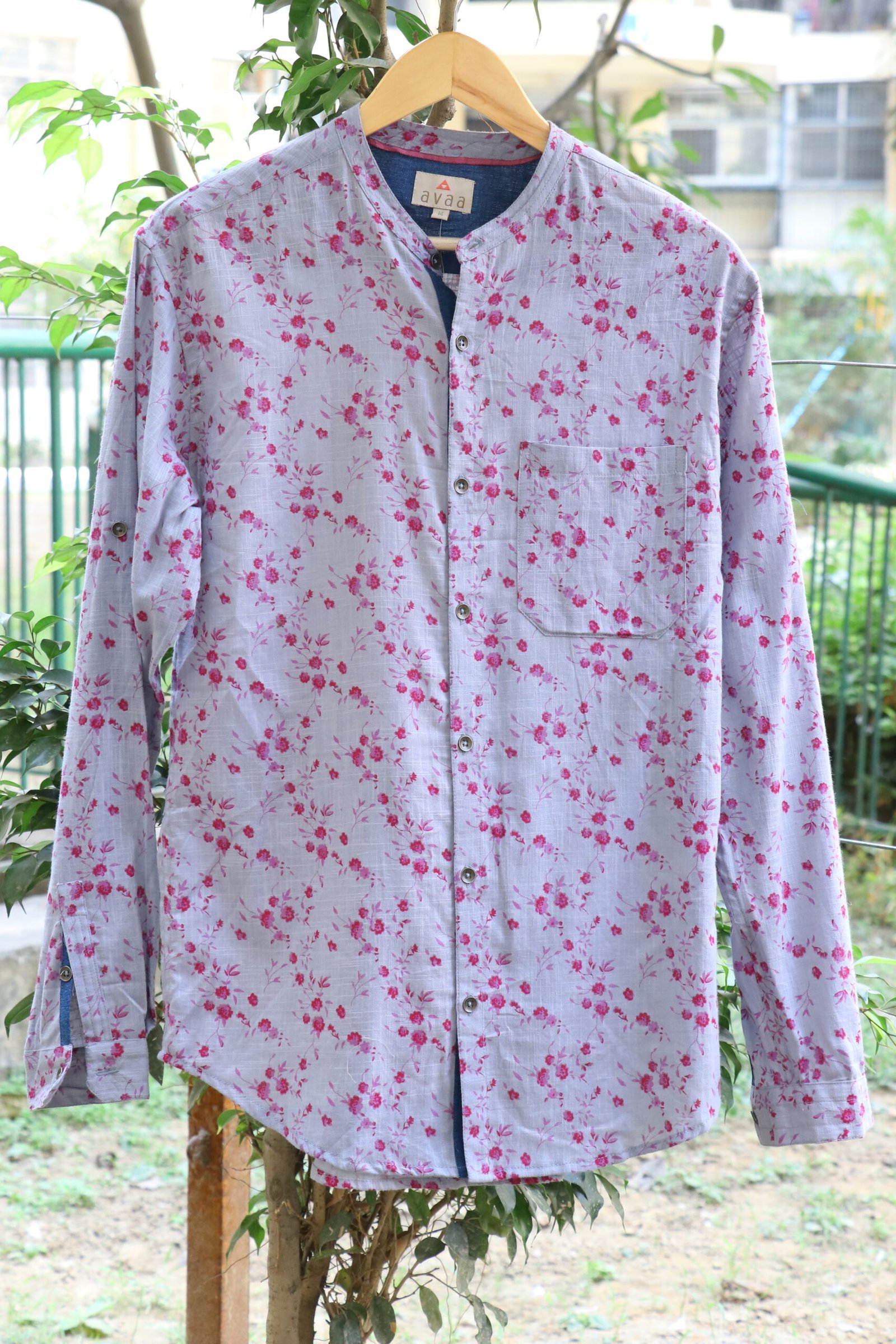 JACQUARD HAND EMBROIDERED A LINE KURTA, PANT & DUPATTA(Set of 3)