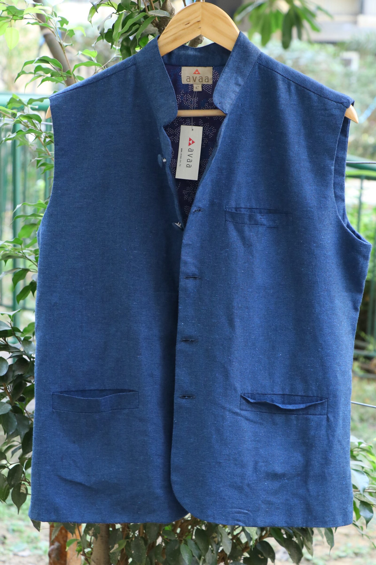 Cotton handloom vest