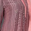 STRIPED HAND EMBROIDERED A LINE KURTA