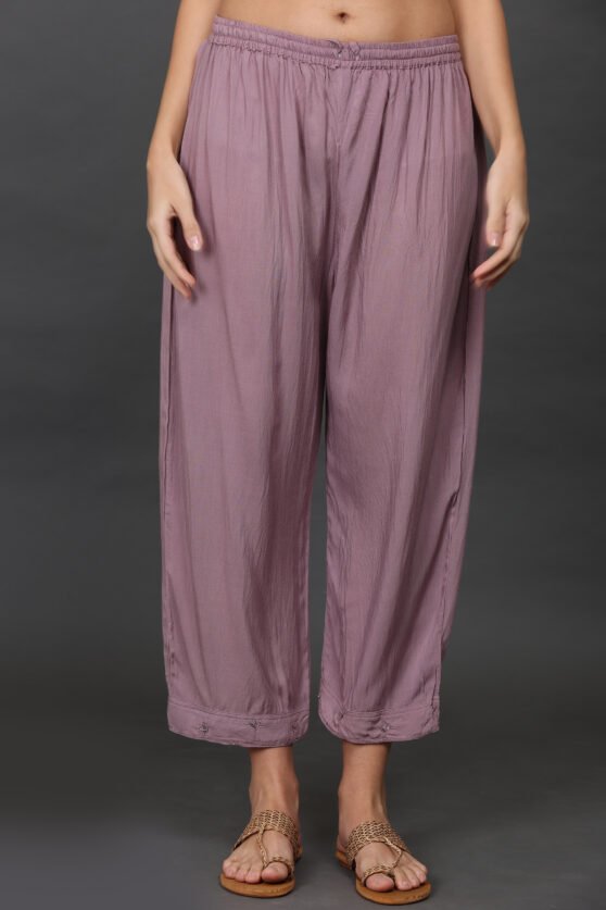 MODAL HAND EMBROIDERED PANTS