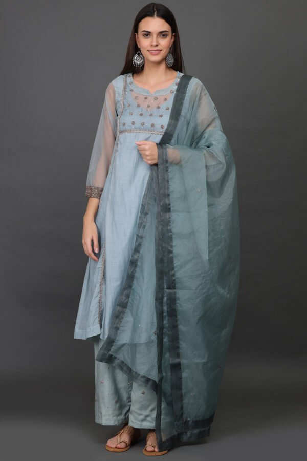 0G3A9337 Antique zardozi hand embroidered KURTA