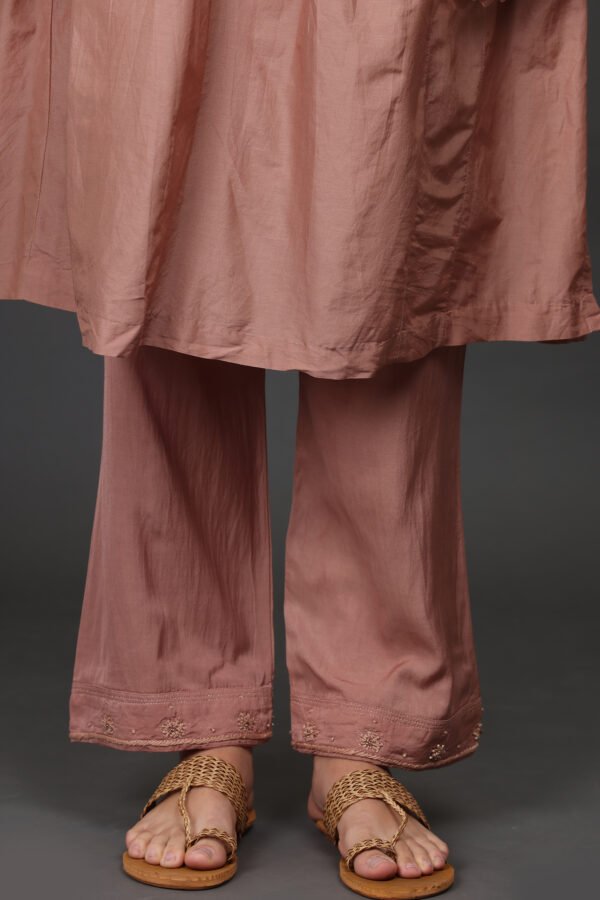 SILK HAND ZARDOZI HAND EMBROIDERED KURTA, PANT, DUPATTA (SETOF3)