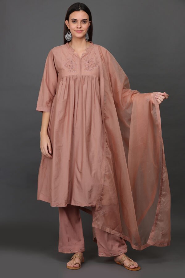 ORGANZA ANTIQUE ZARDOZI HAND EMBROIDERED dupatta