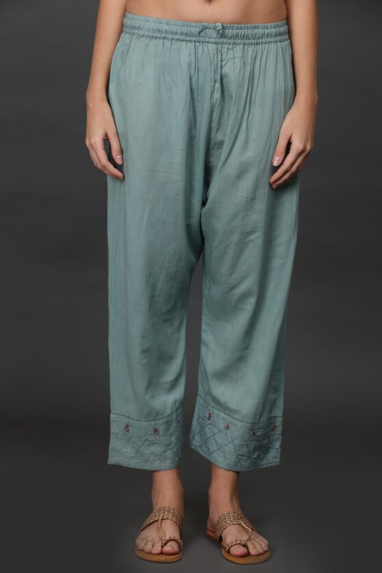 AARI/ZARDOZI  HAND EMBROIDERED PANTS